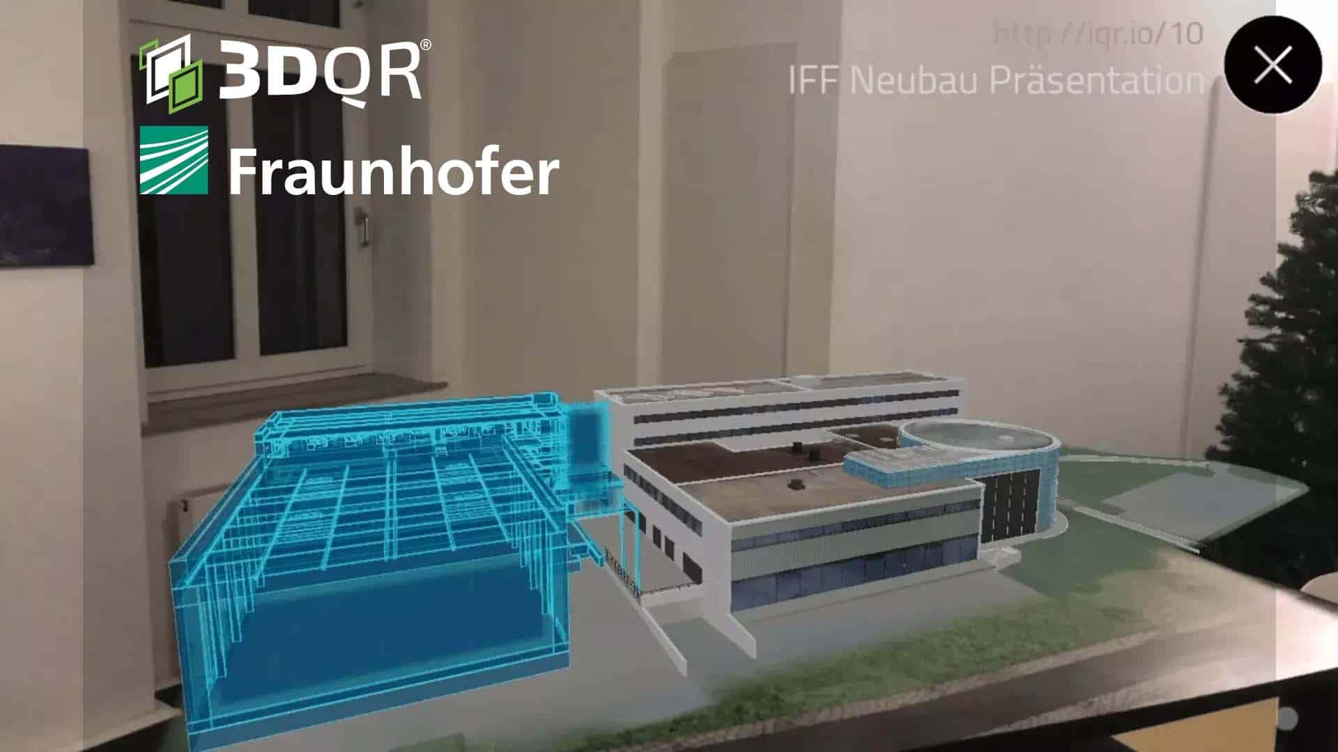 Architektur in Augmented Reality für das Fraunhofer IFF