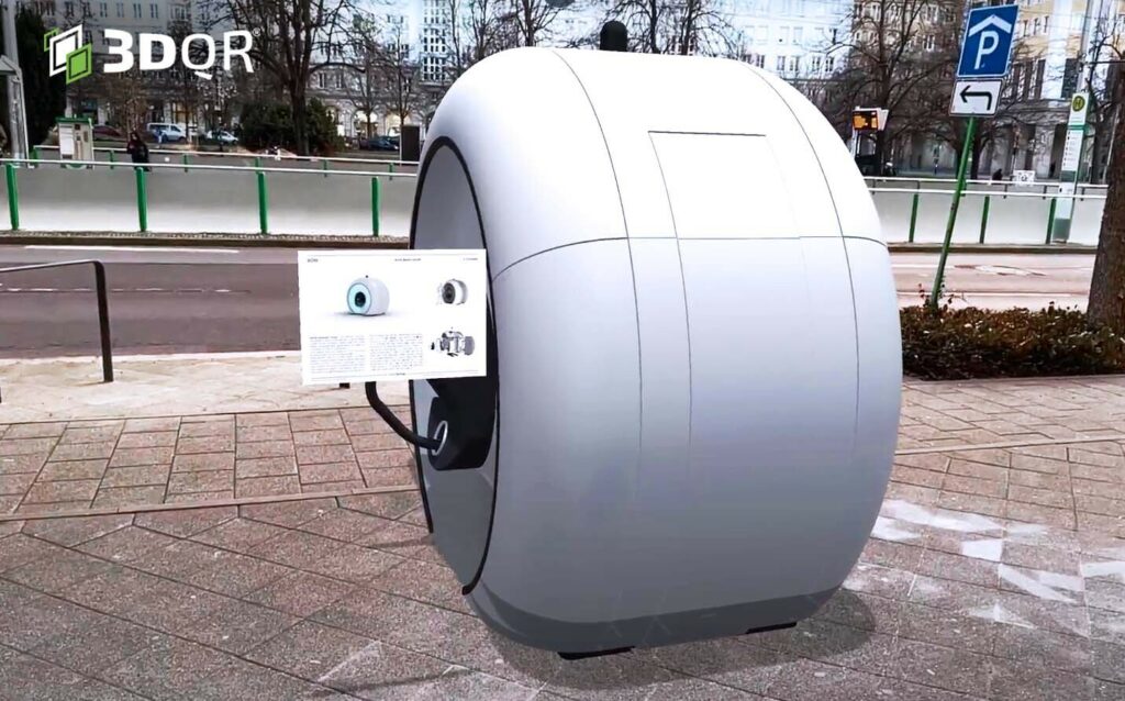 Augmented Reality Prototypen - AR im Industriedesign - 3DQR