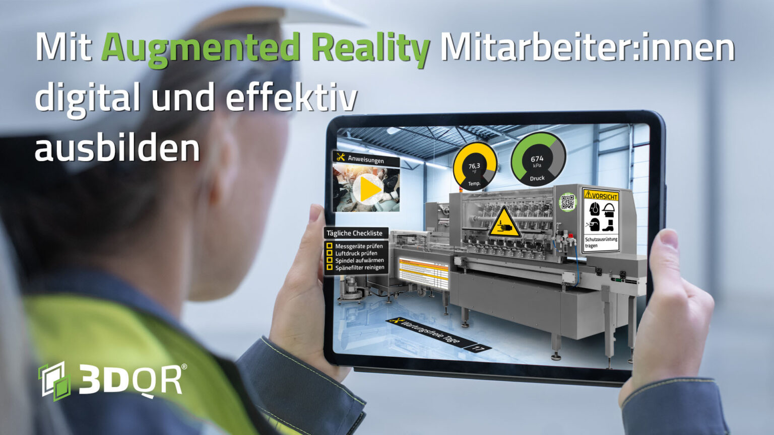 Mitarbeiterausbildung mit Augmented Reality - 3DQR